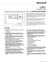 Honeywell Chronotherm CM67 User manual