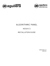 aguilera electronica AE/SA-C1 Installation guide