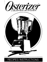Osterizer Liquefier Blender Recipe And Instruction Book