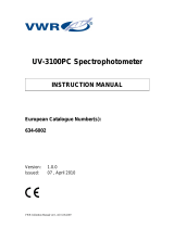 VWR International UV-3100PC User manual