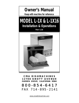 CMA Dishmachines L-1X Owner's manual