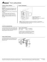 Amana NFW7200TW User manual