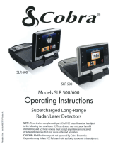 Cobra SLR 500 Operating Instructions Manual
