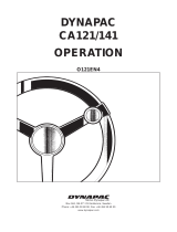 Dynapac CA121 Operating instructions