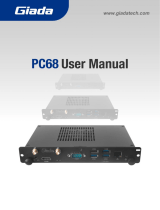 Giada PC68 User manual