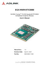 Adlink EGX-MXM-RTX3000 Owner's manual