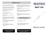 Matsui MKF100 User manual
