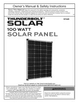 ThunderboltTHUNDERBOLT 100 Watt Solar Panel 57325