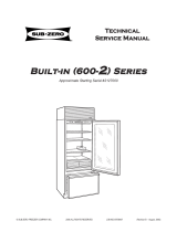 Sub-Zero 601RG-2 Technical & Service Manual