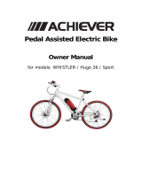 Achiever Sport Owner's manual