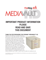 FireKing MediaVault HD MVHD-250 User manual