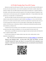 Carscop CCTR-800 User manual