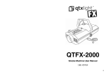 QTX Light FX QTFX-2000 User manual