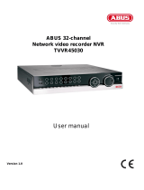 Abus TVVR35011 User manual