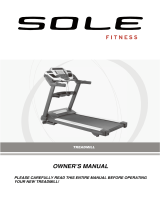 Sole Fitness Treadmill Owner's manual