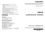 Hioki 3285-20 User manual