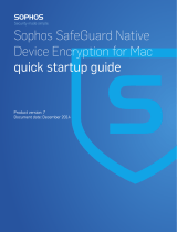 Sophos SafeGuard Native Device Encryption for Mac quick Quick start guide