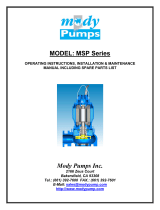 Mody Pumps MSP Series (2.5-180HP) Owner's manual
