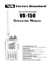 YAESU VX-150 Owner's manual