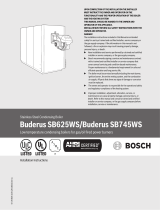 Buderus SB625WS Owner's manual
