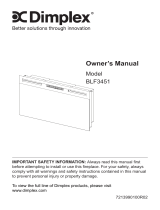 Dimplex BLF3451 Owner's manual