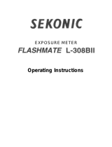 Sekonic L-308BII Owner's manual