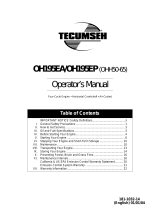 Tecumseh Power Sport OH195EP User manual