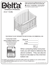 Delta Childrens Products 6965 Instructions For Use Manual