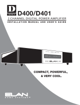 Elan D400 Installation Manual And User's Manual
