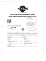 Toyotomi Laser 300 A Owner's manual