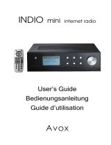 Avox Indio User manual