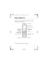 Motorola V360 Owner's manual