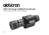 Opticron MMS 160 User Instructions And Guarantee