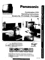 Panasonic PV-C2540 Owner's manual