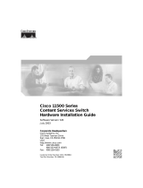 Cisco 11503 - CSS Content Services Switch User manual