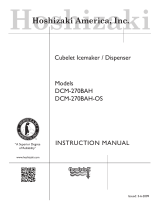 Hoshizaki DCM-270BAH User manual