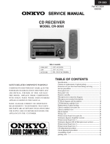 ONKYO CR-305X User manual