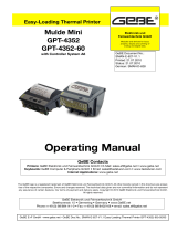 GeBe GPT-4352 Operating instructions