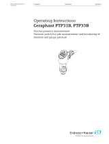 Endres+Hauser Ceraphant PTC31B, PTP31B, PTP33B Operating instructions