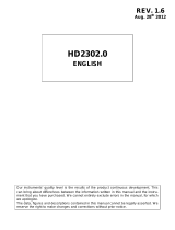 Delta OHM HD2302.0 User manual