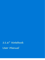 VTEX VK116 11.6 Inch Notebook Laptop User manual