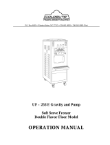 Coldelite UF-253E Gravity and Pump Operating instructions