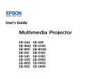 Epson EB-S05 Owner's manual