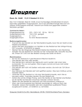 GRAUPNER POWER SUPPLY 13.8V 0-12A Owner's manual