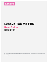 Lenovo Tab M8 FHD Owner's manual