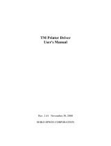 Epson TM-U675 User manual