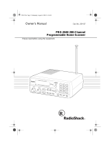 Radio Shack 200 User manual