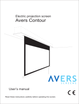 Avers Screens Electric projection screen User manual