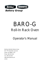 Belshaw Brothers BARO-G User manual