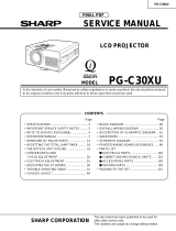 Sharp Notevision PG-C30XU User manual